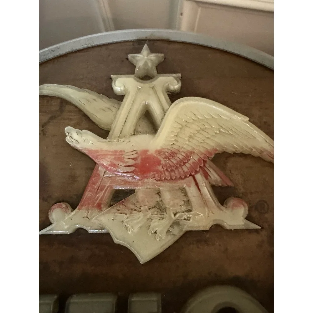 Vintage Budweiser Beer Lighted Sign Anheuser Busch Raymond Price 25